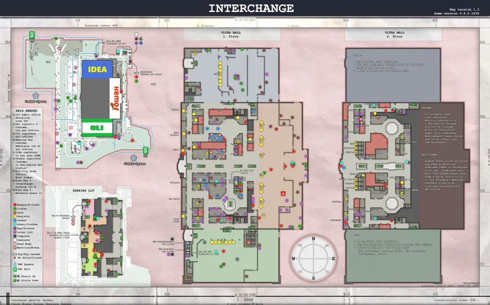 Tarkov Cases Guide Escape From Tarkov 2020 Interchange Map Guide Gamer Journalist escape from tarkov 2020 interchange map