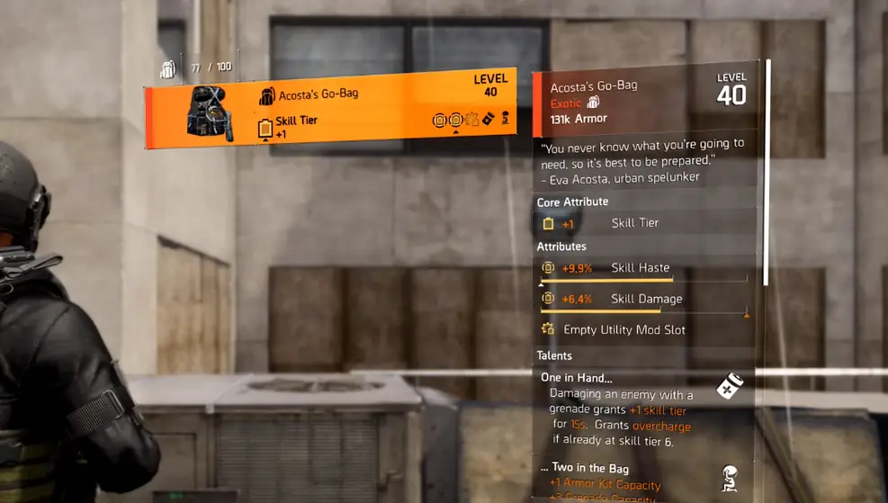 How To Get Acosta S Go Bag In The Division 2 Tu8 Gamer
