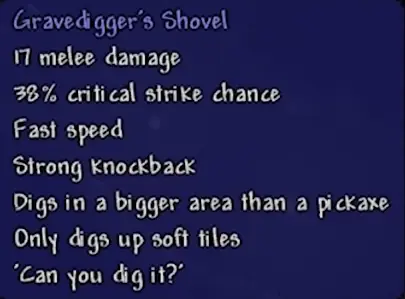 How To Get Gravedigger S Shovel In Terraria Journey S End