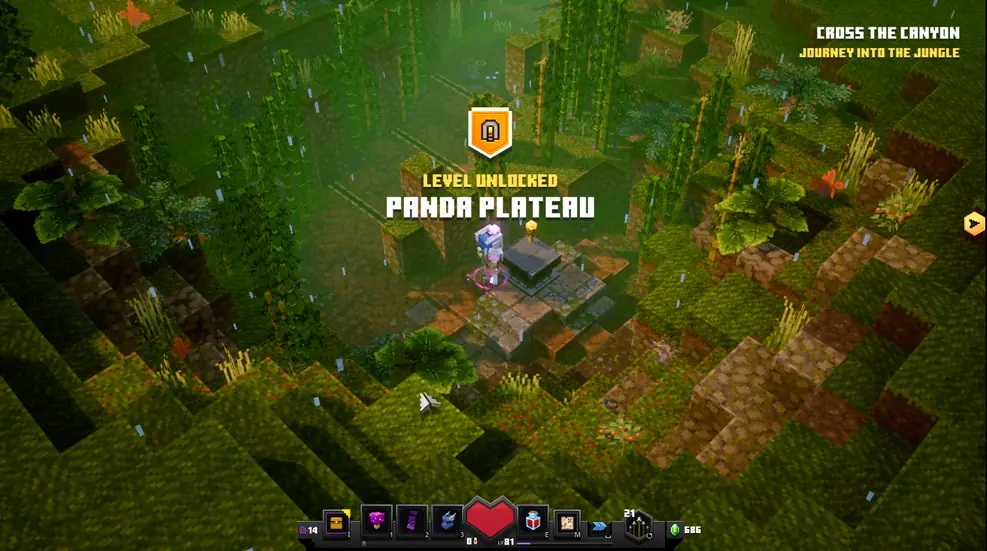 How To Unlock Panda Plateau In Minecraft Dungeons Jungle Awakens